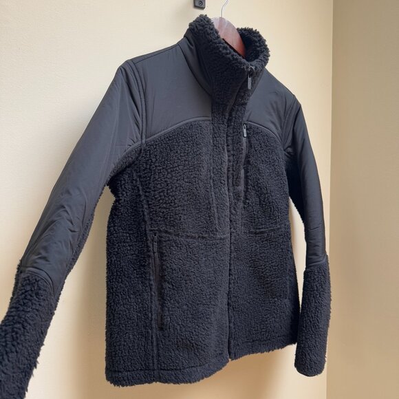 Lululemon Black Textured Fleece Full Zip Jacket - Picture 5 of 15